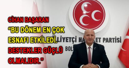 MHP'den Esnaf Destek Önerisi