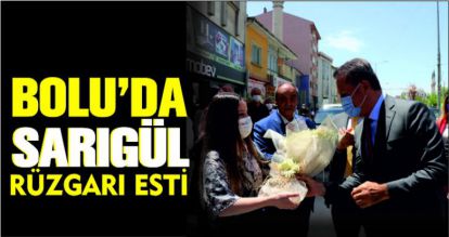 BOLU'DA SARIGÜL RÜZGARI ESTİ