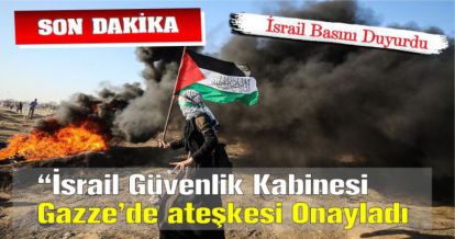HAMAS'TAN ATEŞKES AÇIKLAMASI