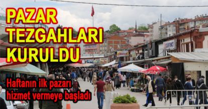Normalleşmenin ilk gününde pazaryerleri yoğun talep gördü