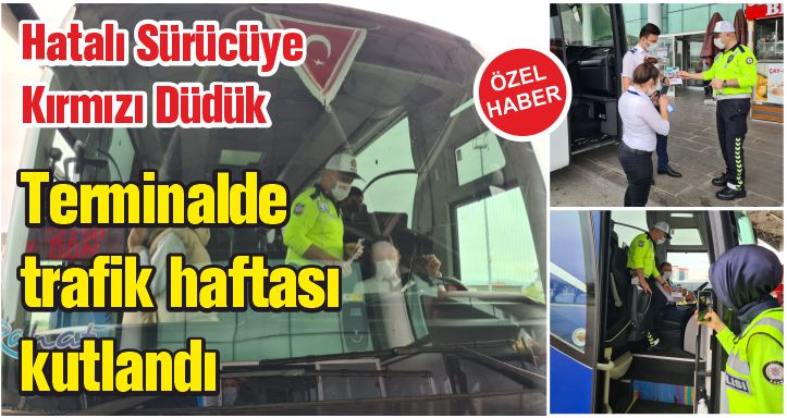 Hatalı sürücüye kırmızı düdük