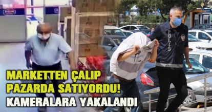 Çaldığı malları pazarda satan şahıs adliyeye sevk edildi