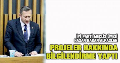 İYİ PARTİ BELEDİYE MECLİS ÜYESİ H. HAKAN ALPASLAN BELEDİYE PROJELERİ HAKKINDA BİLGİLENDİRME YAPTI.