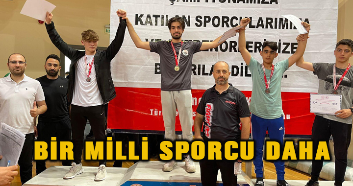 BİR MİLLİ SPORCU DAHA