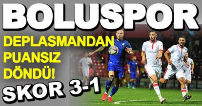 BEYPİLİÇ BOLUSPOR DEPLASMANDAN PUANSIZ DÖNDÜ!