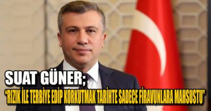 SUAT GÜNER'DEN TANJU ÖZCAN'A SERT SÖZLER
