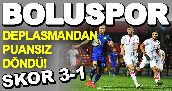 BEYPİLİÇ BOLUSPOR DEPLASMANDAN PUANSIZ DÖNDÜ!