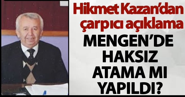 HİKMET KAZAN'DAN ÇARPICI AÇIKLAMA