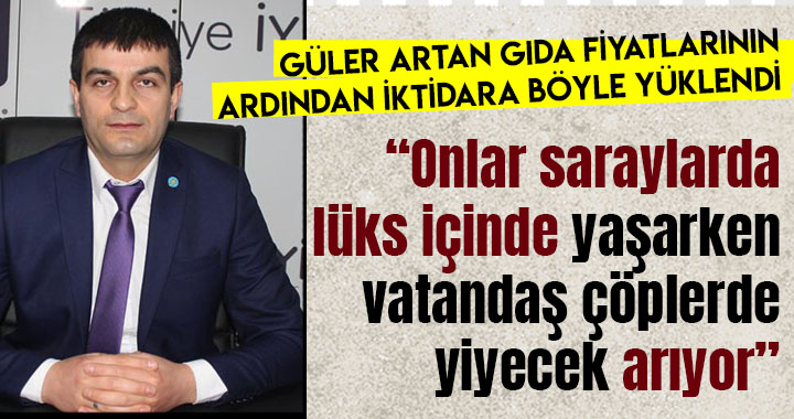 ARTAN GIDA FİYATLARINA GÜLER BÖYLE TEPKİ GÖSTERDİ!