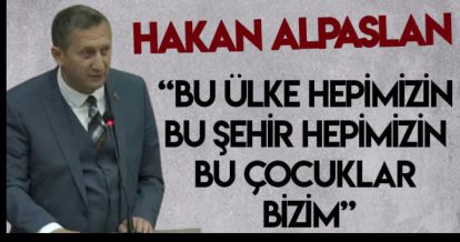 ALPASLAN "HEP BİRLİKTE BOLU'NUN SORUNLARINI ÇÖZEBİLİRİZ"