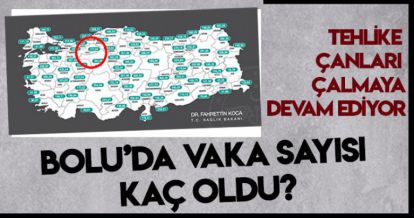 BOLU'DA TEHLİKE ÇANLARI ÇALMAYA DEVAM EDİYOR!