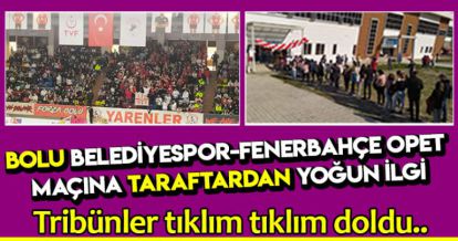 TRİBÜNLER TIKLIM TIKLIM DOLDU
