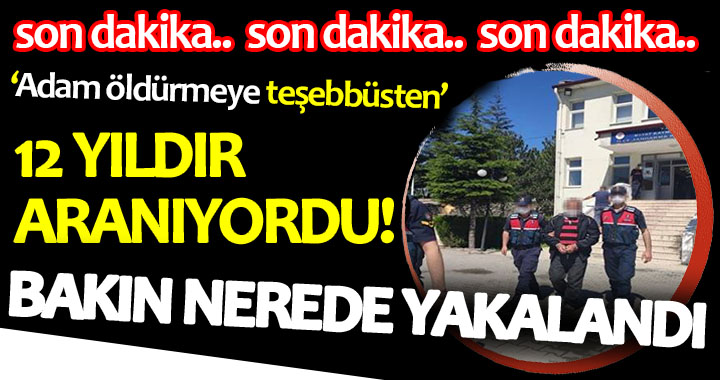 BOLU'DA FİRARİ HÜKÜMLÜ BAKIN NEREDE YAKALANDI!