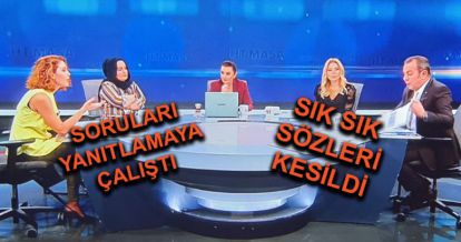 Habertürk'te gergin anlar...