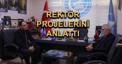 Rektör Alişarlı'dan Ülkü Ocakları'na ziyaret