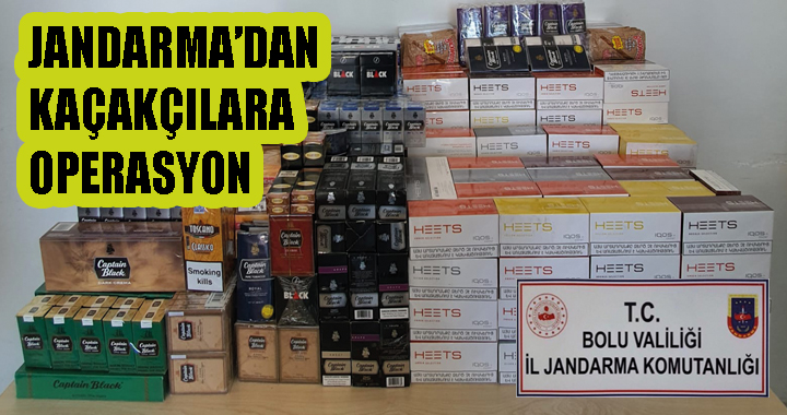 Jandarma'dan Kaçakçılara Operasyon