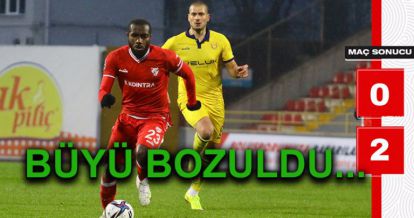 Boluspor'da mutluluk kısa sürdü...