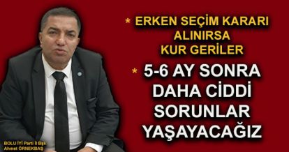 “Dörtnala uçuruma gidiyoruz”