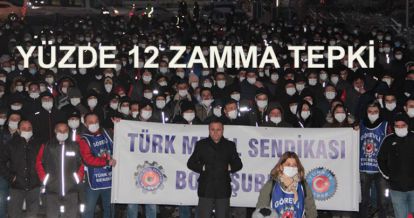 İşçilerden zam oranına tepki!
