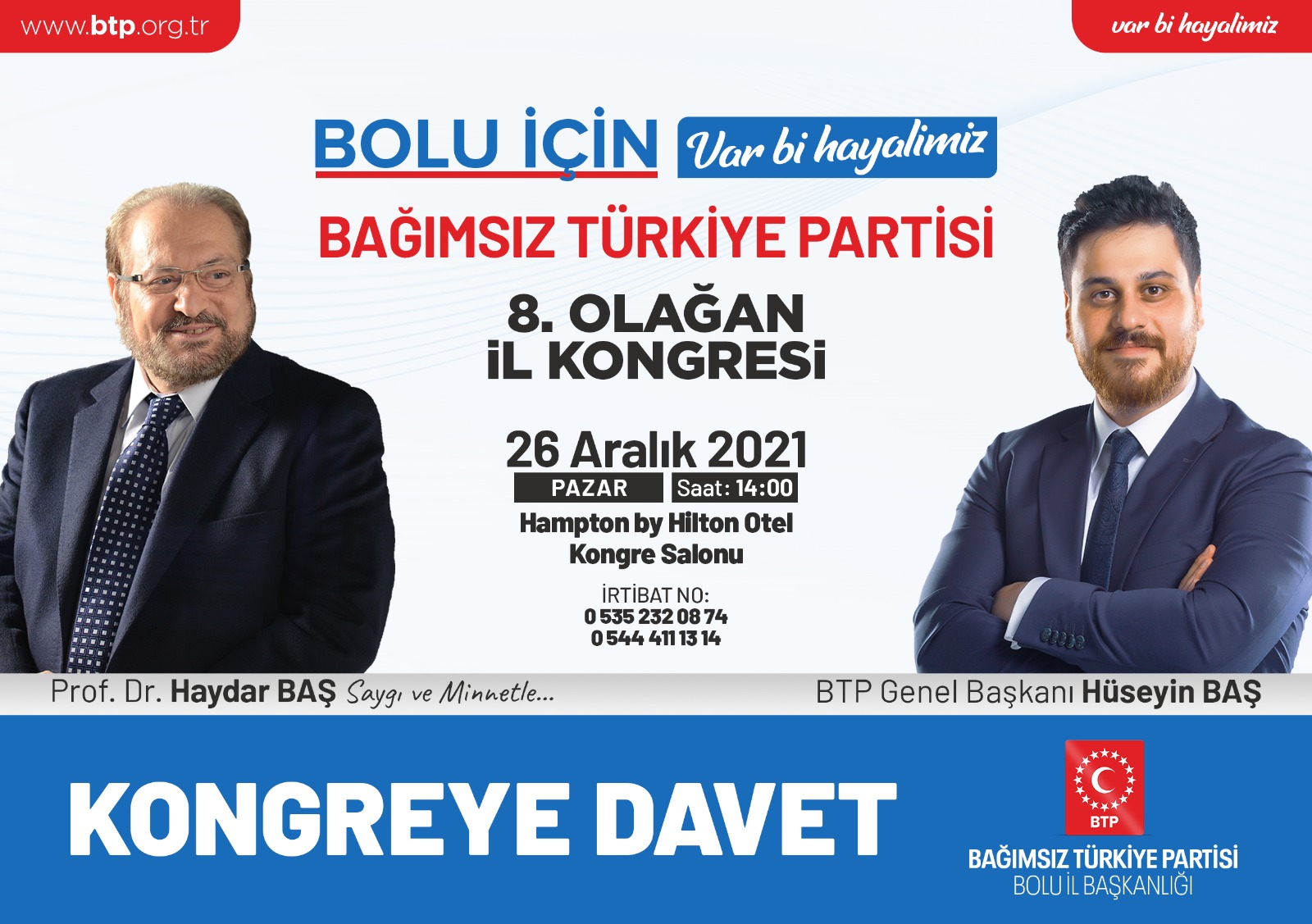 BTP'nin Bolu listesinde kimler var?