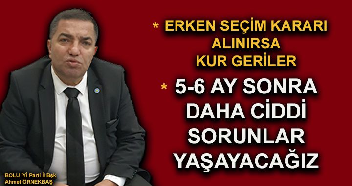“Dörtnala uçuruma gidiyoruz”