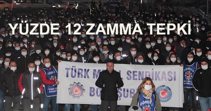İşçilerden zam oranına tepki!