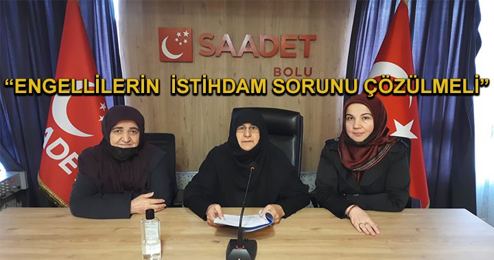Sancaktar, “Engelliler toplumda etkin olmalı”