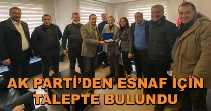 AK Parti'den esnaf için talepte bulundu