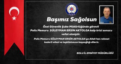 Bolu Emniyeti'nin acı günü