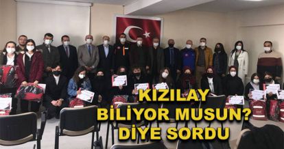 Kızılay ‘Biliyor musun?' diye sordu