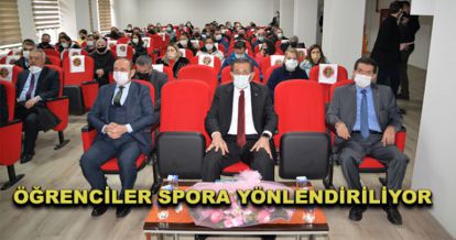 Öğrenciler spora yönlendiriliyor