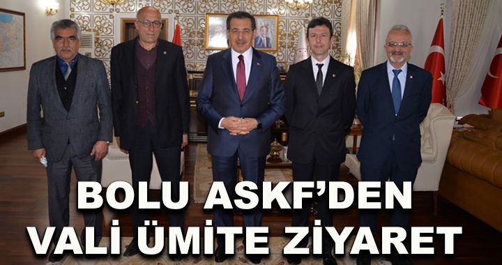 Bolu ASKF’ den Vali Ümit’e Ziyaret
