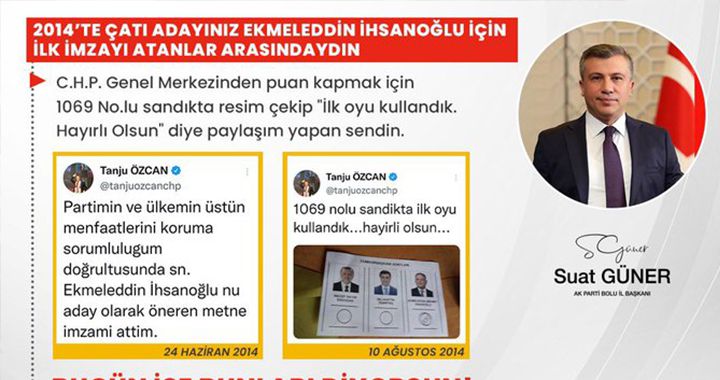Güner’den Özcan paylaşımı...
