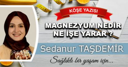 MAGNEZYUM NEDİR NE İŞE YARAR?