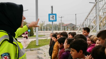 ''TRAFİK DEDEKTİFLERİ''  ÇOCUKLAR EĞİTİM PARKURUNDA