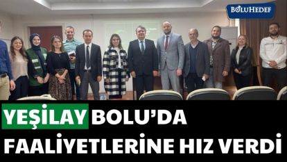 YEŞİLAY BOLU'DA FAALİYETLERİNE HIZ VERDİ