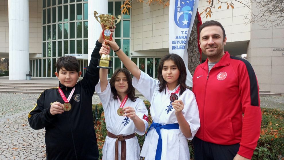 BOLULU SPORCULARDAN 2 ALTIN, 1 GÜMÜŞ MADALYA