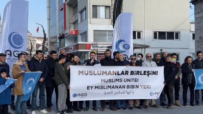 AGD BOLU ŞUBESİ ÇİN'İN DOĞU TÜRKİSTAN POLİTİKALARINI PROTESTO ETTİ