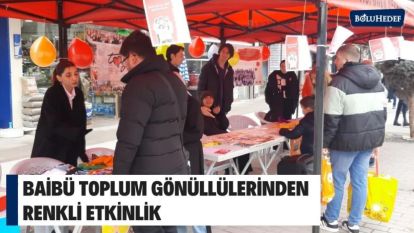 BAİBU TOPLUM GÖNÜLLÜLERİNDEN RENKLİ ETKİNLİK 