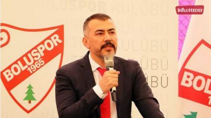 BOLUSPOR KULÜBÜ BAŞKANI ABAK İLK YARIYI DEĞERLENDİRDİ