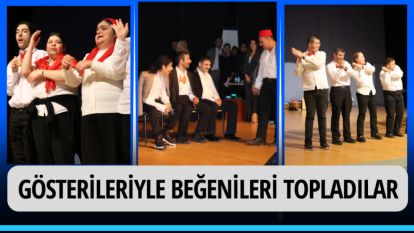 GÖSTERİLERİYLE BEĞENİLERİ TOPLADILAR 