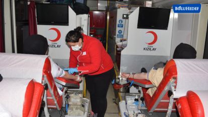 MENGEN'DE KAN BAĞIŞI KAMPANYASI DÜZENLENDİ 