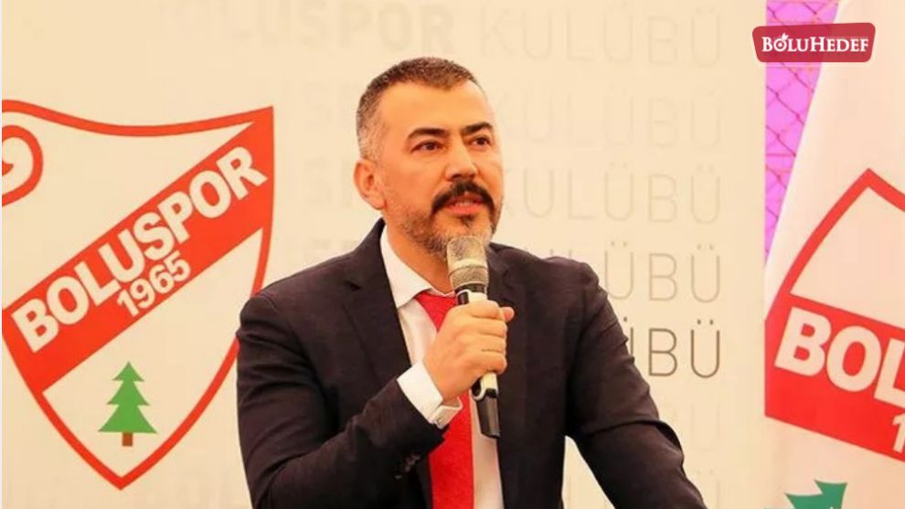 BOLUSPOR KULÜBÜ BAŞKANI ABAK İLK YARIYI DEĞERLENDİRDİ