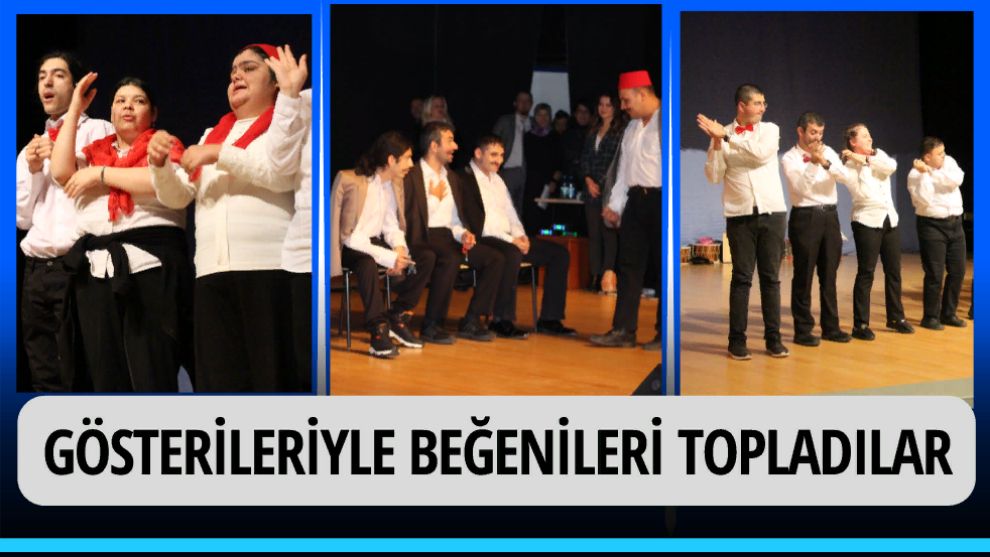 GÖSTERİLERİYLE BEĞENİLERİ TOPLADILAR