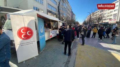 MHP, SOLMAZ BAYSAL İÇİN LOKMA DAĞITTI