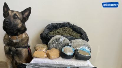 NARKOTİK KÖPEGİ ASIR UYUŞTURUCUYU BÖYLE YAKALADI