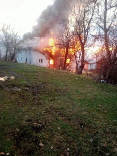 MUDURNU'DA CAMİİ KÜLE DÖNDÜ