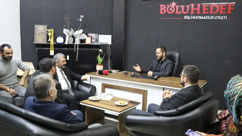 SAADET PARTİSİ’NDEN BOLU HEDEF GAZETESİ’NE ZİYARET