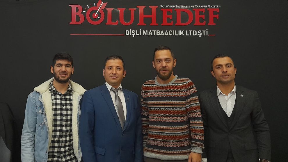 YENİDEN REFAHLI GENÇLERDEN BOLU HEDEF GAZETESİ’NE ZİYARET