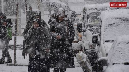 BOLU İÇİN YOĞUN KAR YAĞIŞI UYARISI